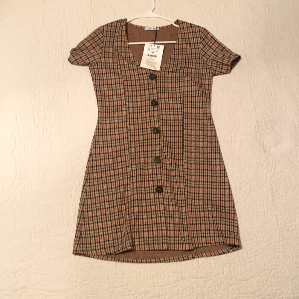 zara dress perfect for the fall! Brand new!